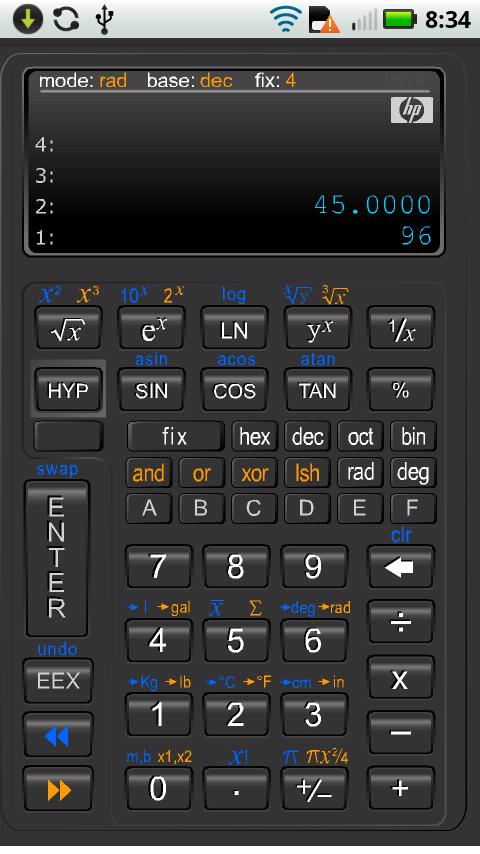 نسخه جدید ماشین حساب مهندسی اندروید Scientific Calculator