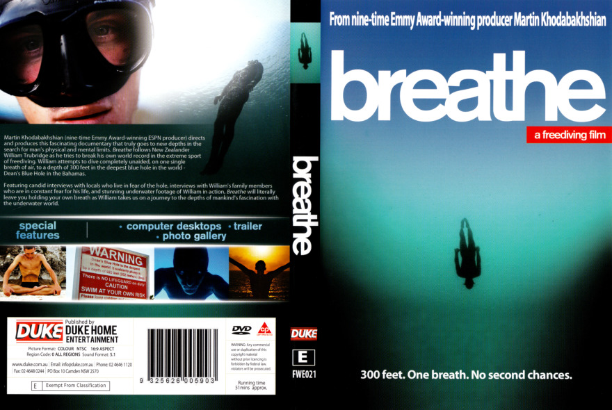 مستند شیرجه به اعماق آب Breathe: A Free diving Film