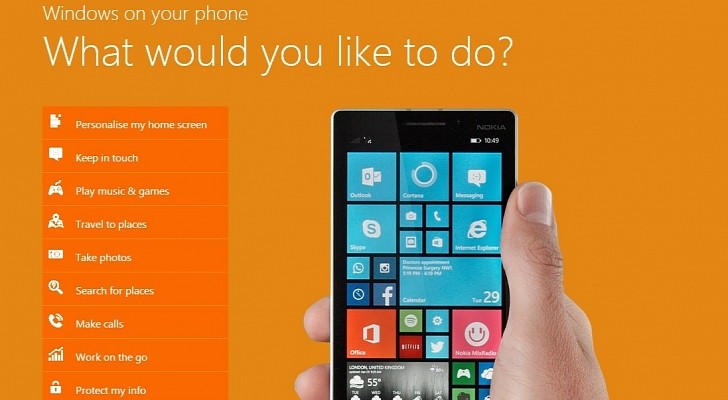 Windows Phone 8.1 Interactive Demo Site