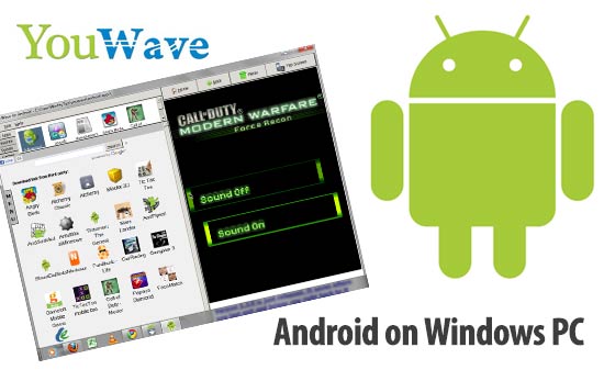 Run Android on Windows PC. ... Runs Android apps and app stores on your PC, no phone required