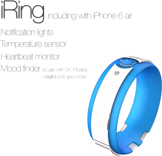 The iRing notification lights temperature sensor heartbeat monitor mood finder