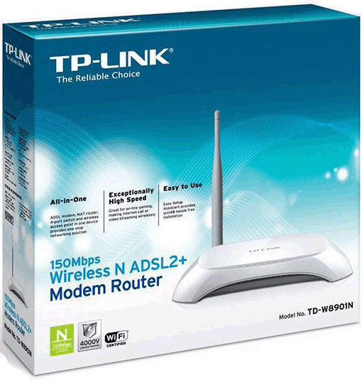 فروش مودم TP-Link TD-W8901N Wireless