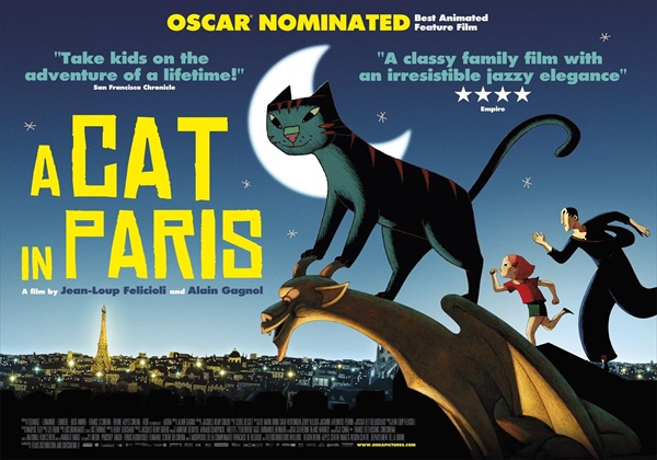 داونلود کارتون A Cat in Paris 2010 لینک مستقیم