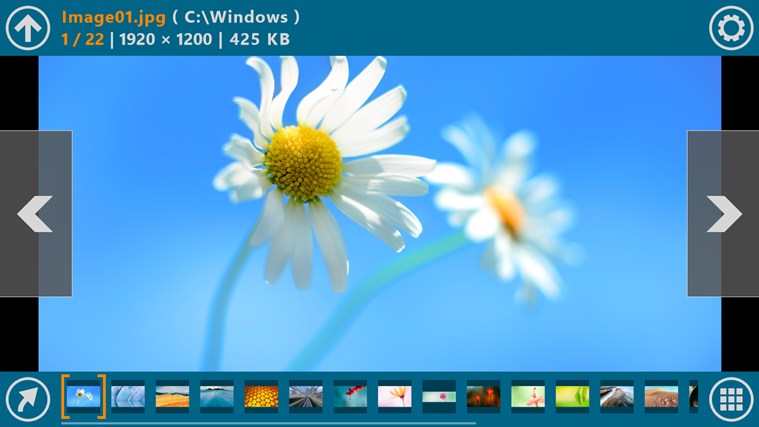 Free download the Picture Metro App for Windows 8