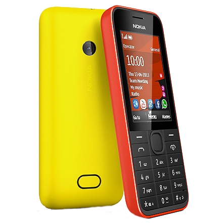 میکروسیم نوکیا دوسیمکارتNokia 208 Dual-SIM Price $80 / €60