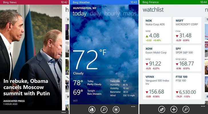 Microsoft Updates Bing Suite of Apps for Windows Phone with Bug Fixes