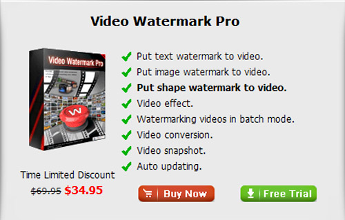 اضافه کردن متن و عکس روی فیلم با Aoao Video Watermark Pro 3.0