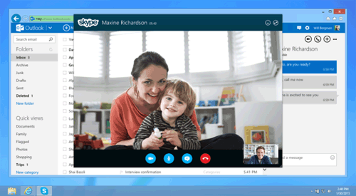 Skype for Outlook.com Officially Launched