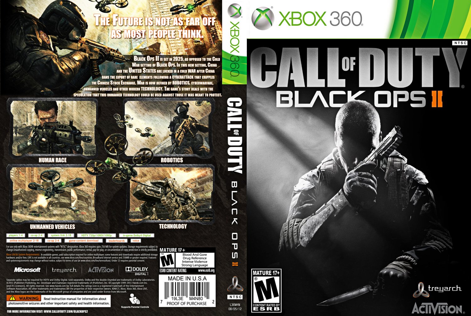 بازی جدید کال آو دیوتی بلک اوپس دو Call Of Duty Black Ops II برای ایکس باکس