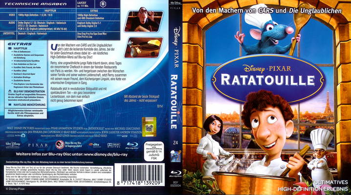 داونلود دوبله فارسی فیلم کارتونی موش سرآشپز Ratatouille 2007